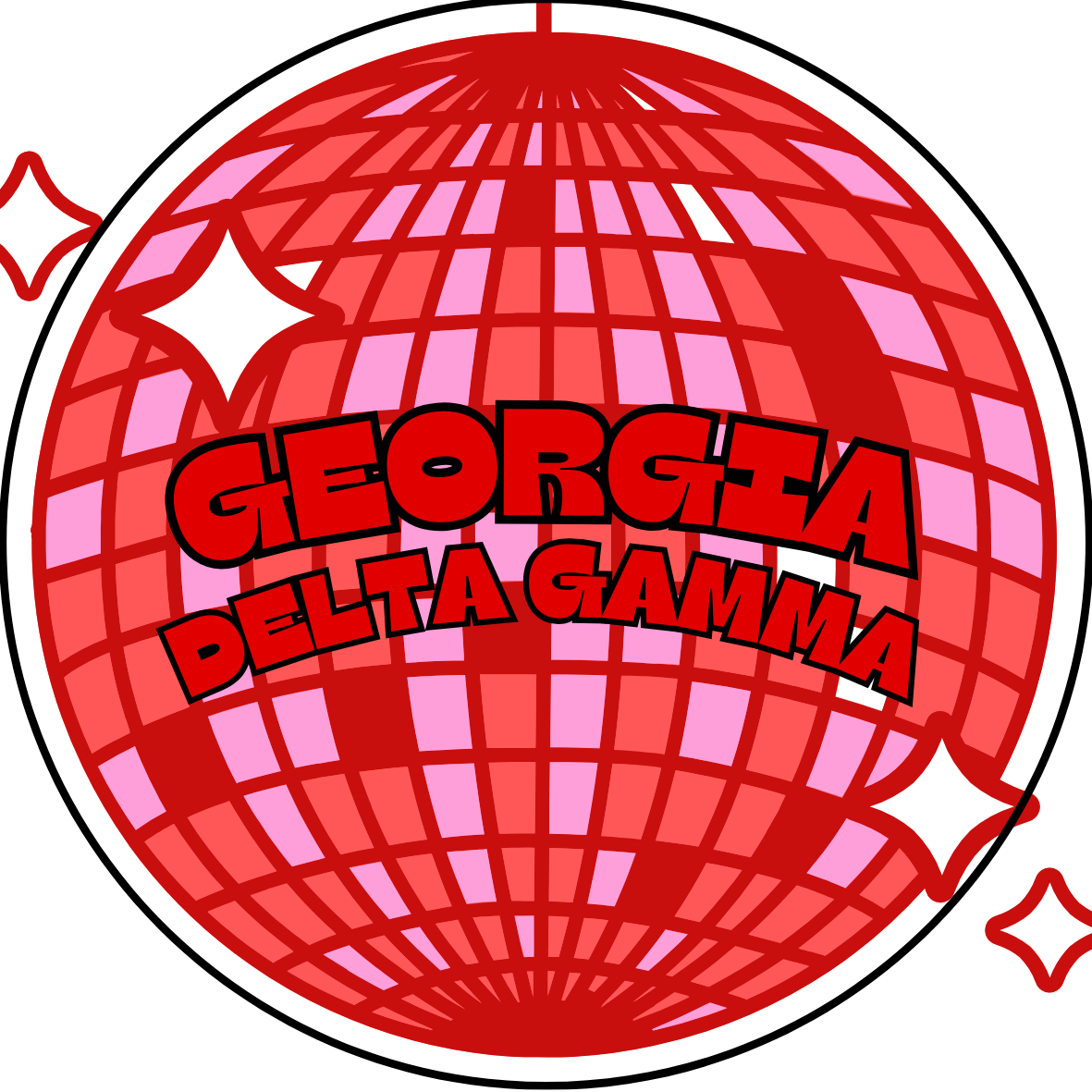 Georgia Disco Button