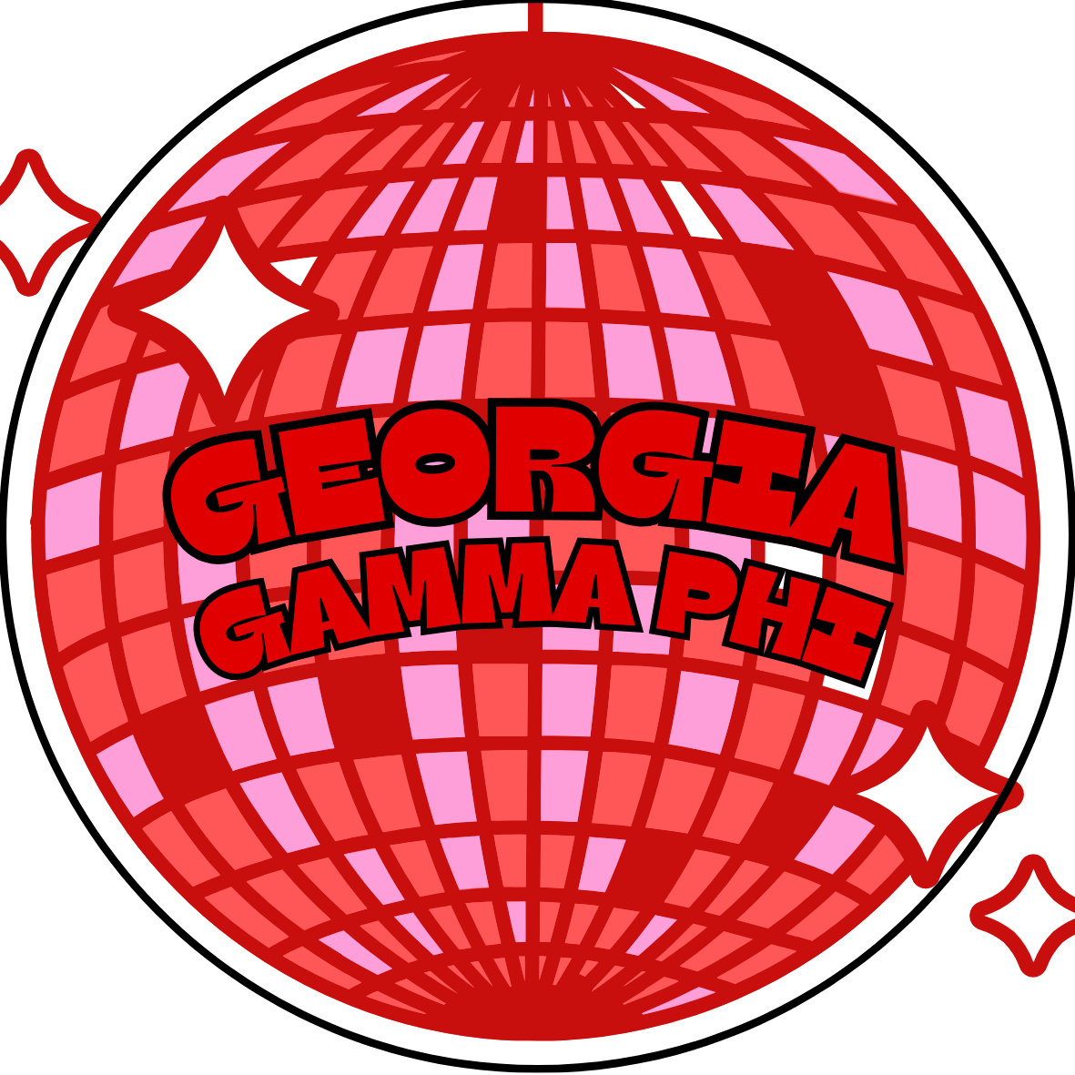 Georgia Disco Button