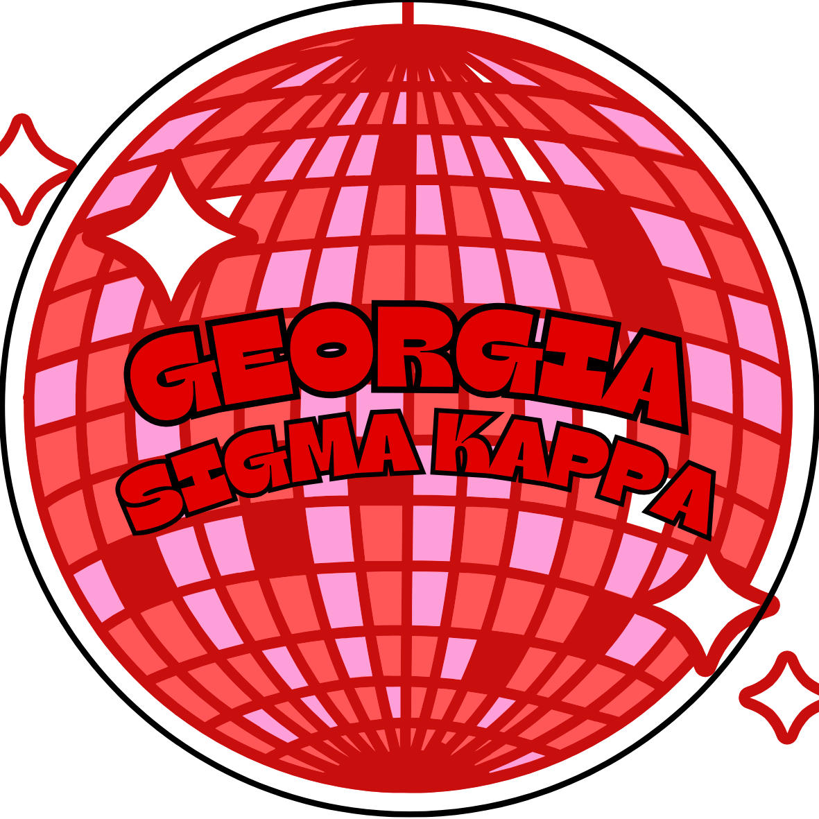 Georgia Disco Button
