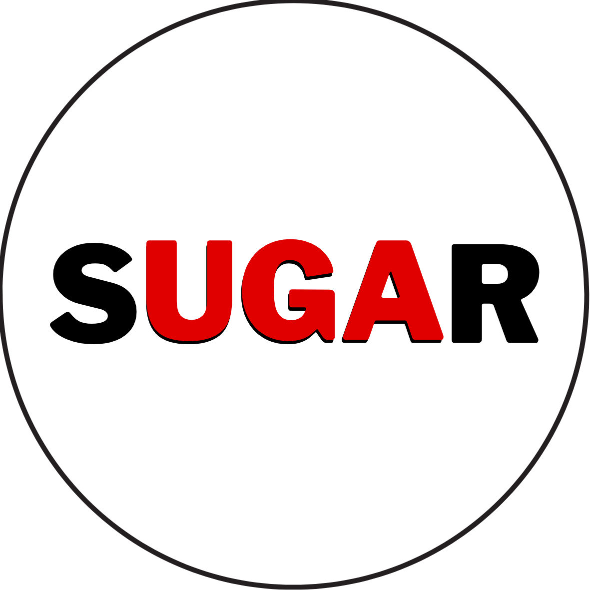 Sugar Bowl sticker (white variant)- 2 pack