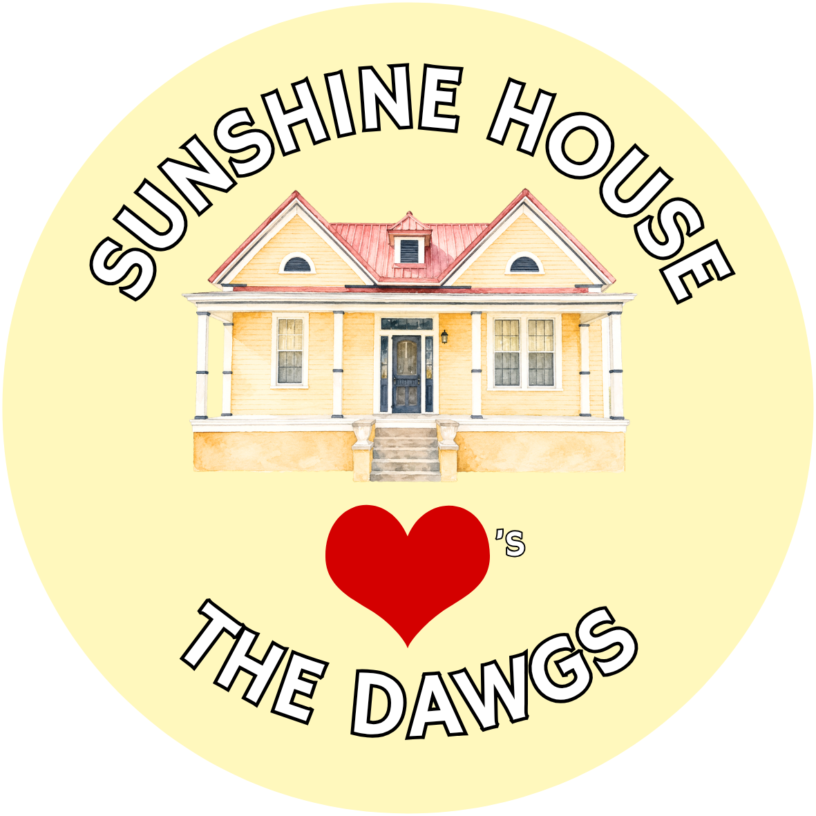 Sunshine House Sticker Customs