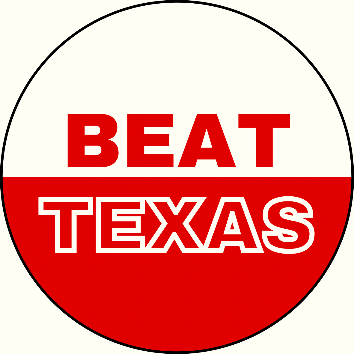 UGA v. Texas “Beat Texas” Rivalry Sticker- 2 Pack