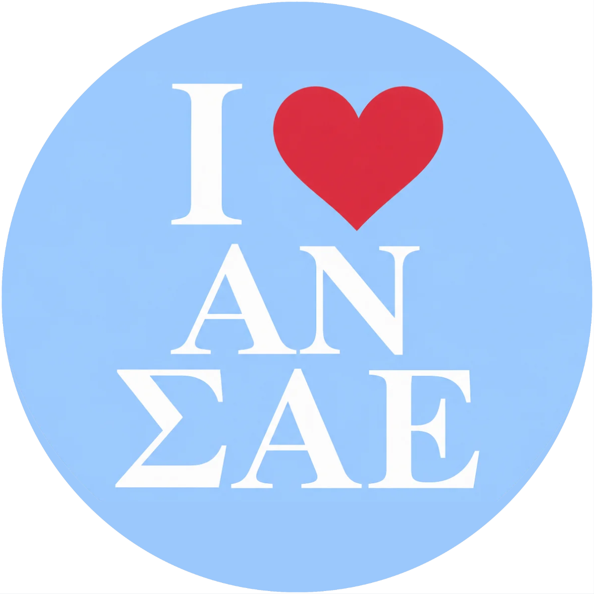 Custom I Heart an SAE Pinback Button