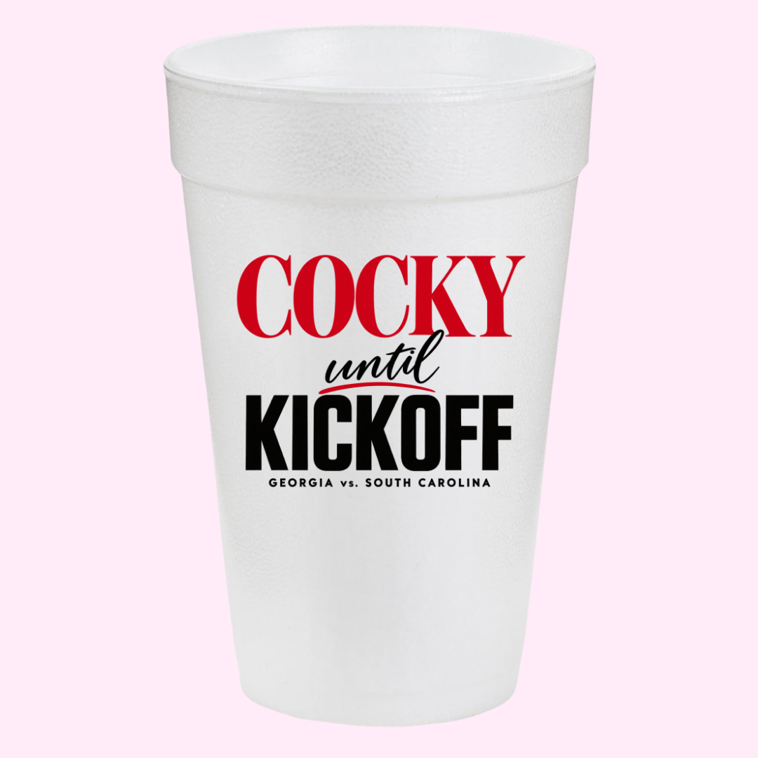 UGA vs. USC "Cocky Until Kickoff" Rivalry Cups