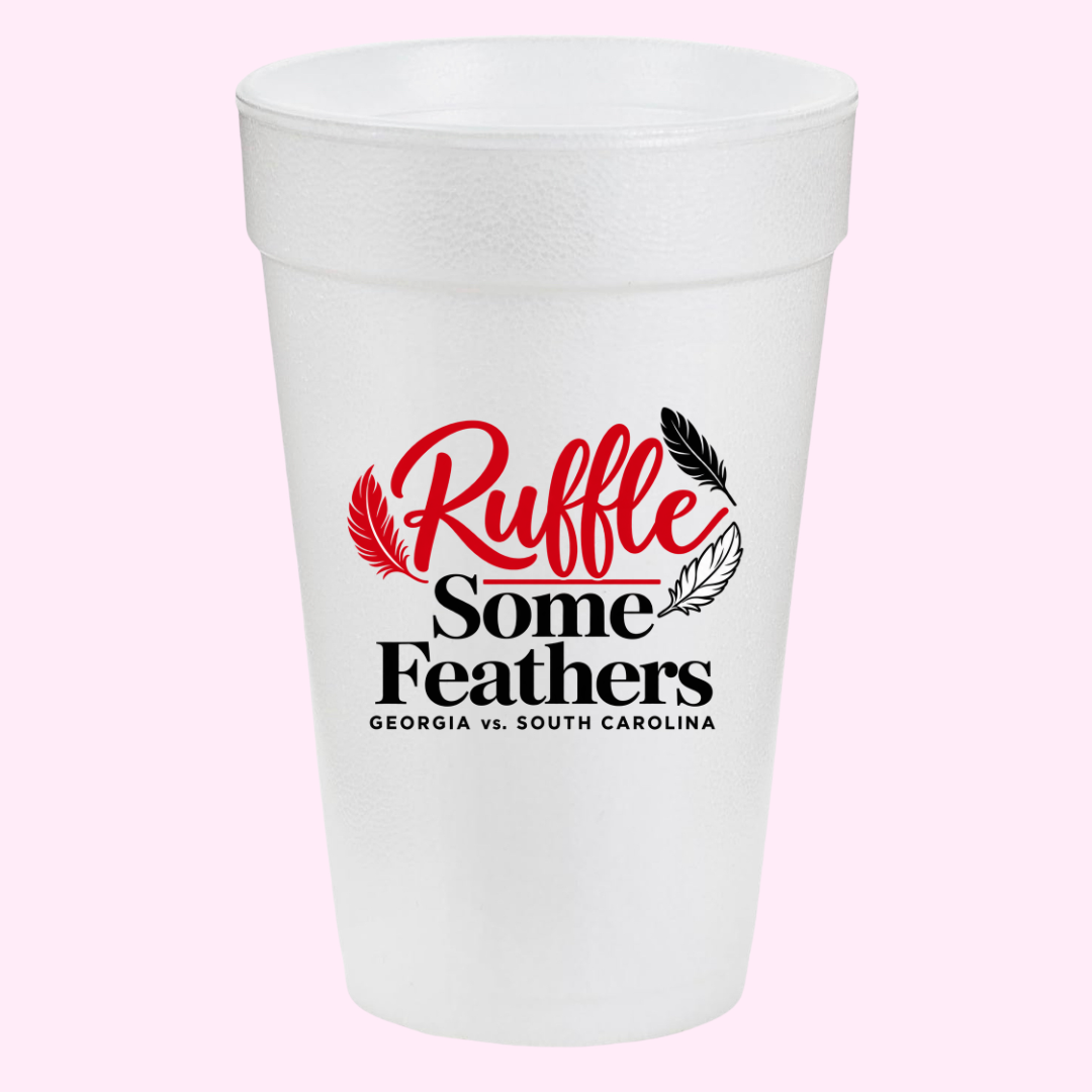 UGA vs. USC Ruffled Feathers Rivalry Cups