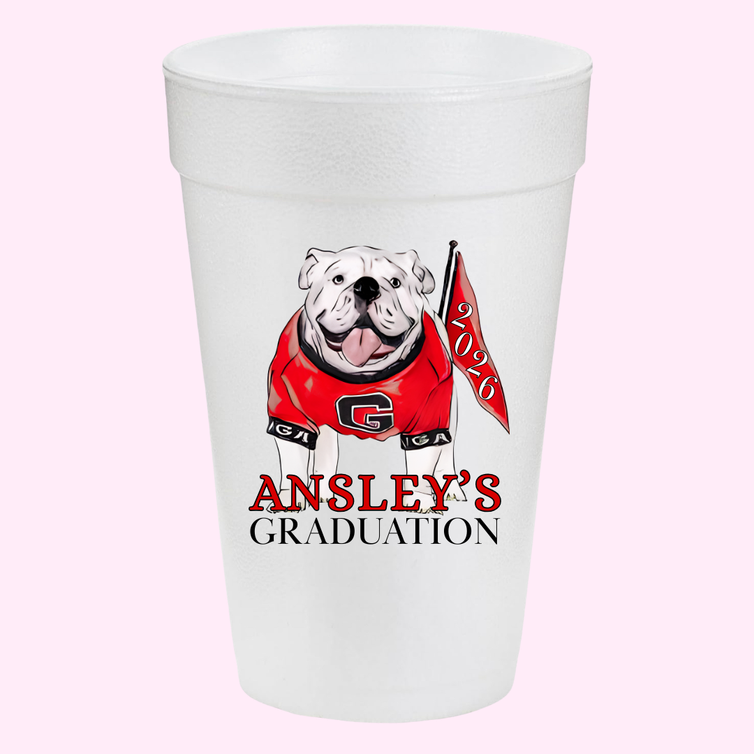 2026 Graduation Custom Name Cups