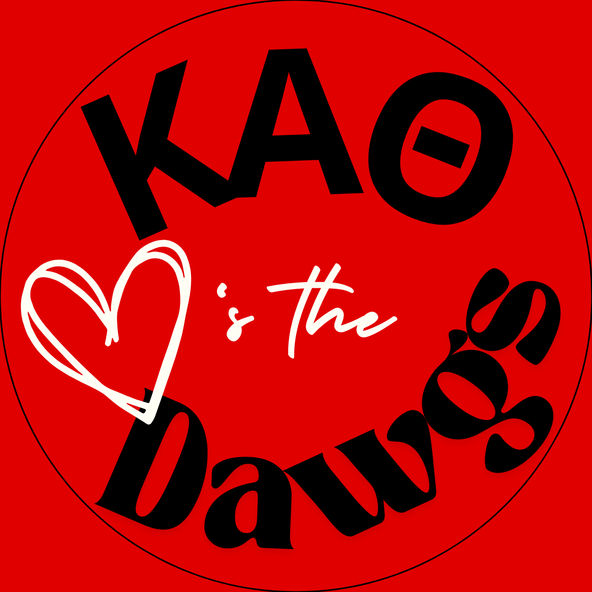 "Loves the Dawgs" Sorority Button