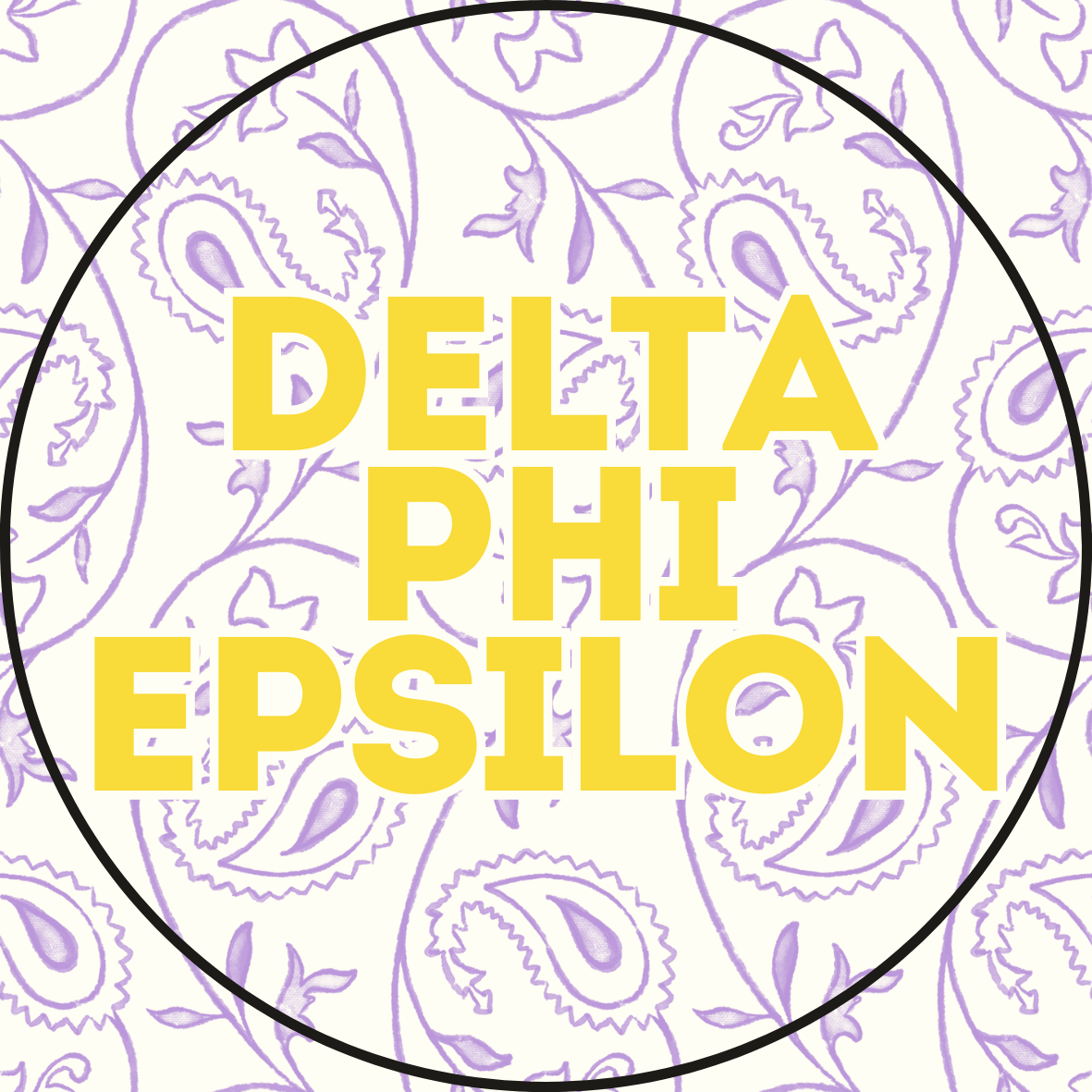 Paisley Sorority Button