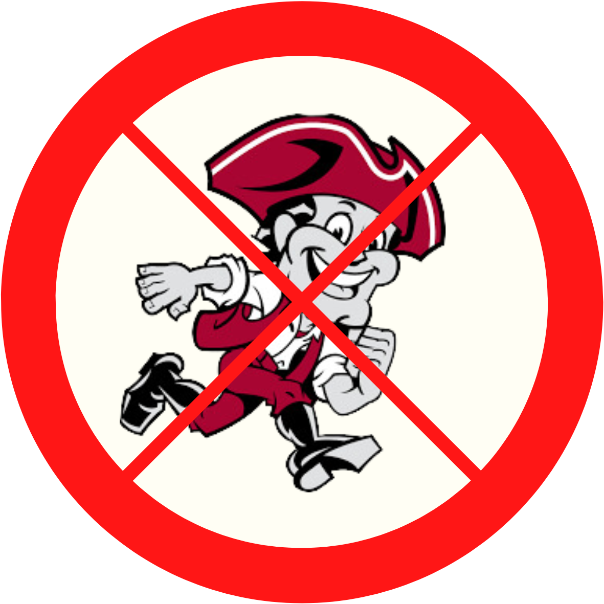 UGA vs. UMass "X" Mascot Rivalry Sticker