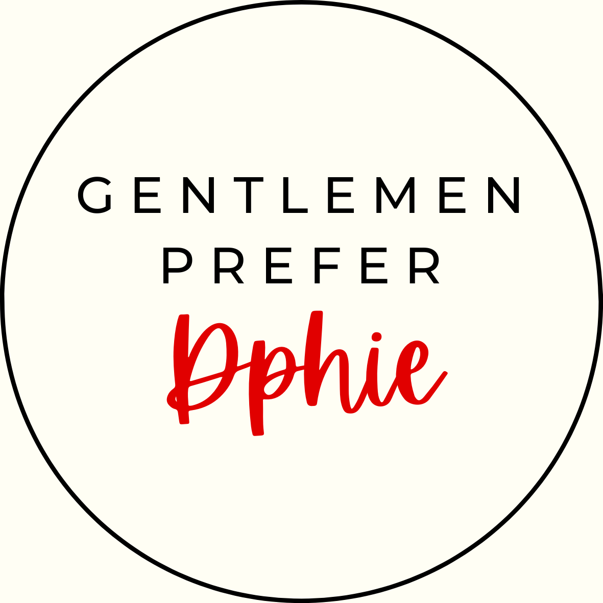 UGA Gentlemen Prefer Script Sorority Button