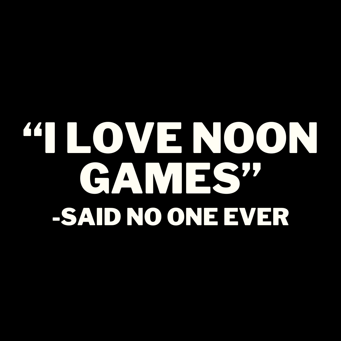 UGA "I Love Noon Games" Sticker- 2 Pack