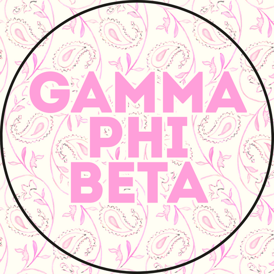 Paisley Sorority Button