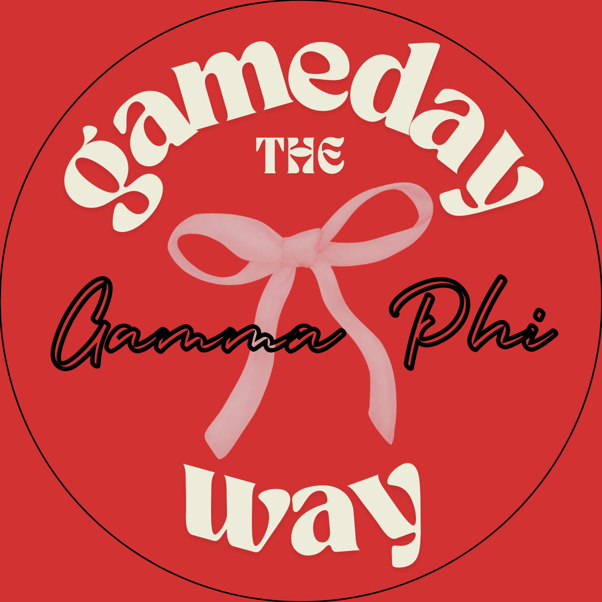 UGA Gameday Your Way Sticker- 2 Pack