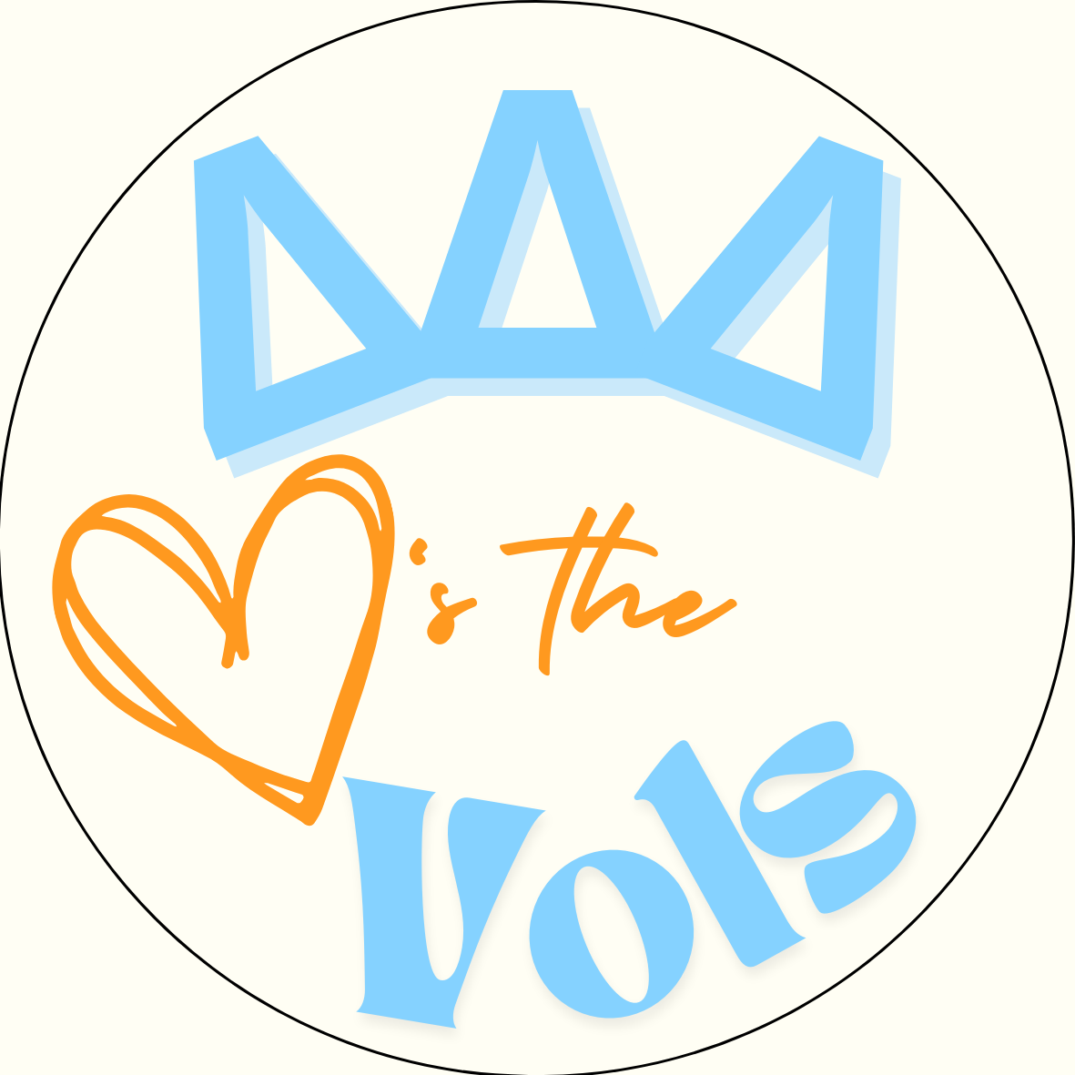 UTK "Loves the Vols" Sorority Button