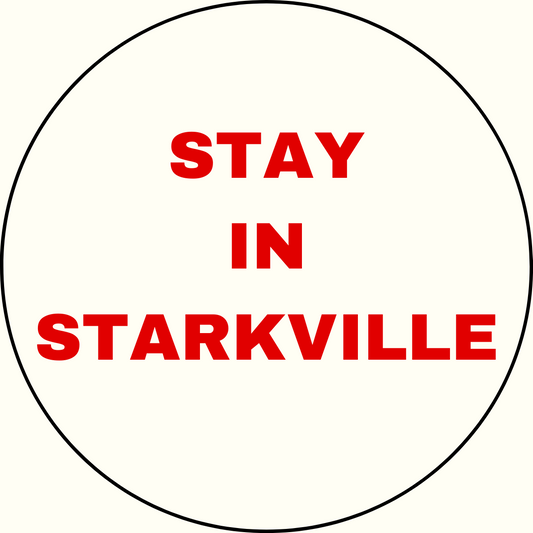 UGA vs. State "Stay in Starkville" Rivalry Sticker - 2 Pack