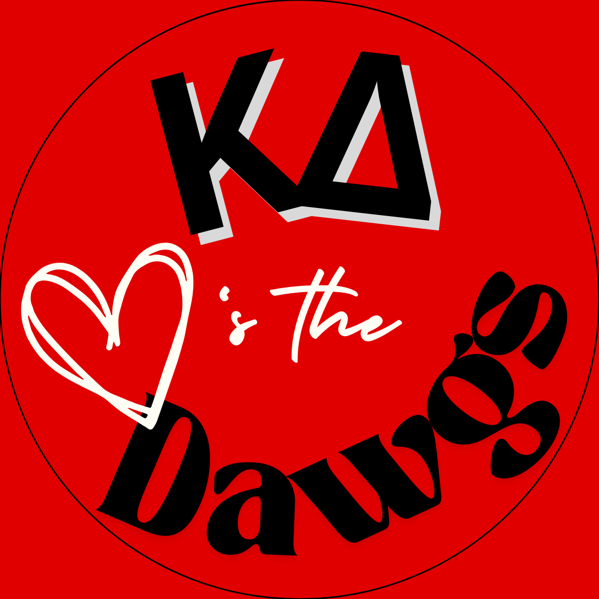 "Loves the Dawgs" Sorority Button