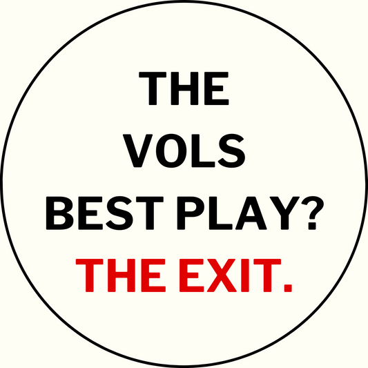 UGA vs. Tennessee "The Vols Best Play" Rivalry Sticker- 2 Pack