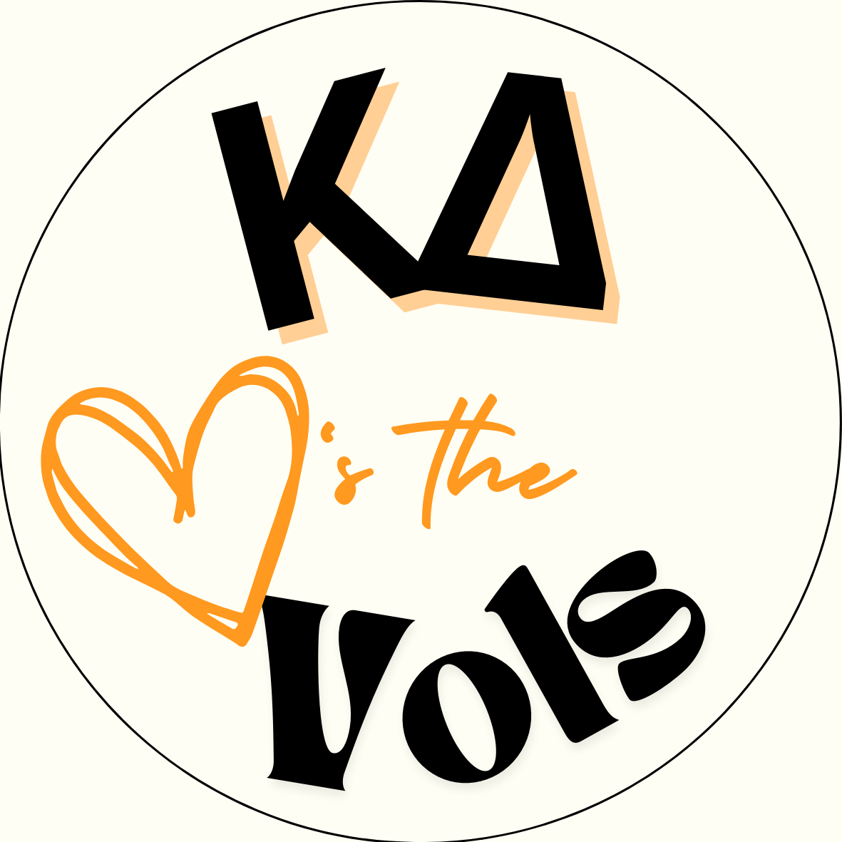 UTK "Loves the Vols" Sorority Button