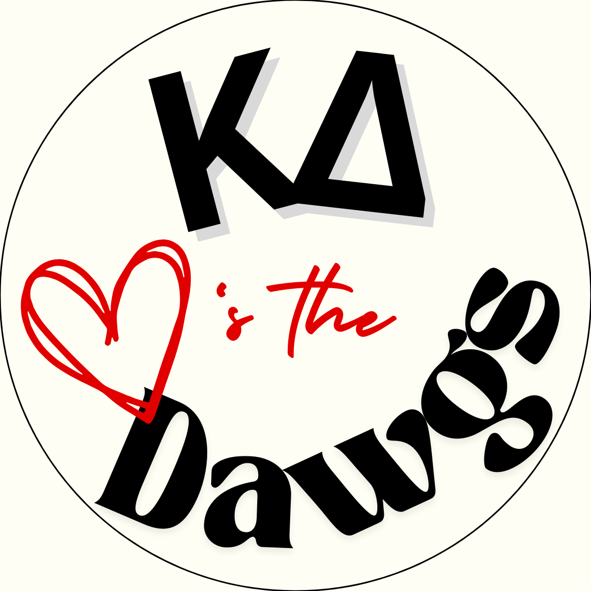 "Loves the Dawgs" Sorority Button