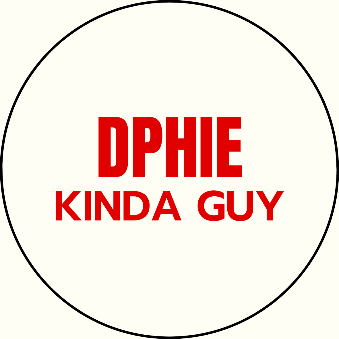 "Kinda Guy" Sorority Sticker- 2 Pack