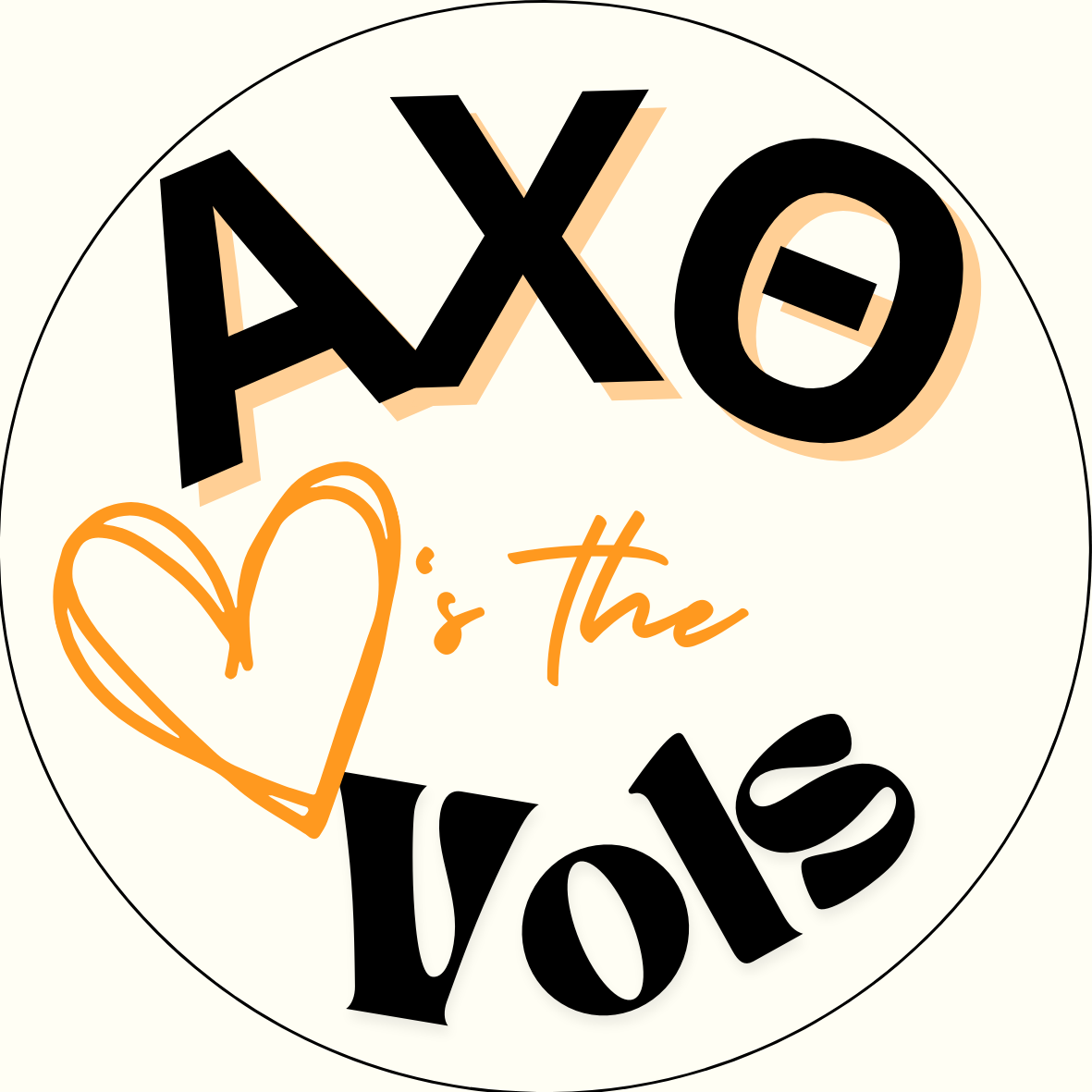 UTK "Loves the Vols" Sorority Button