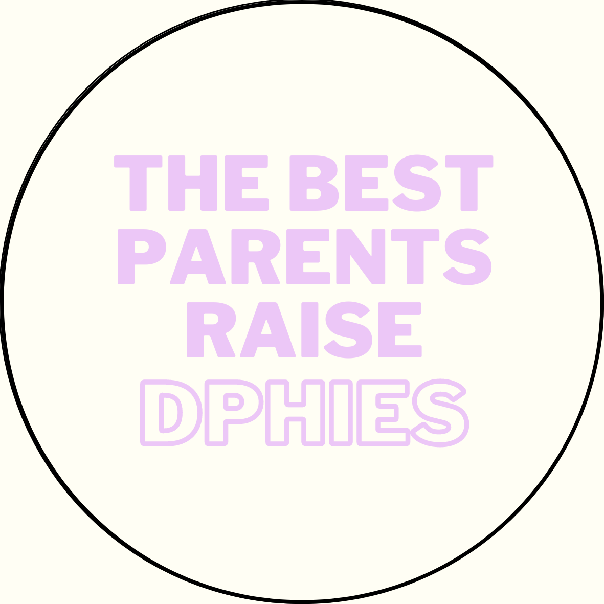 "The Best Parents Raise" Sorority Sticker- 2 Pack