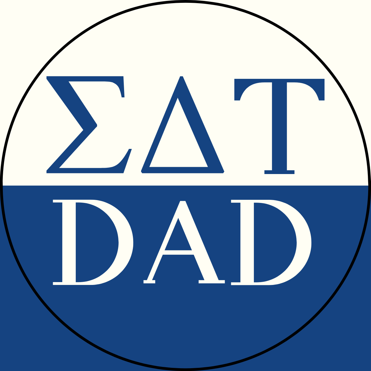 Color Block Sorority Dad Button