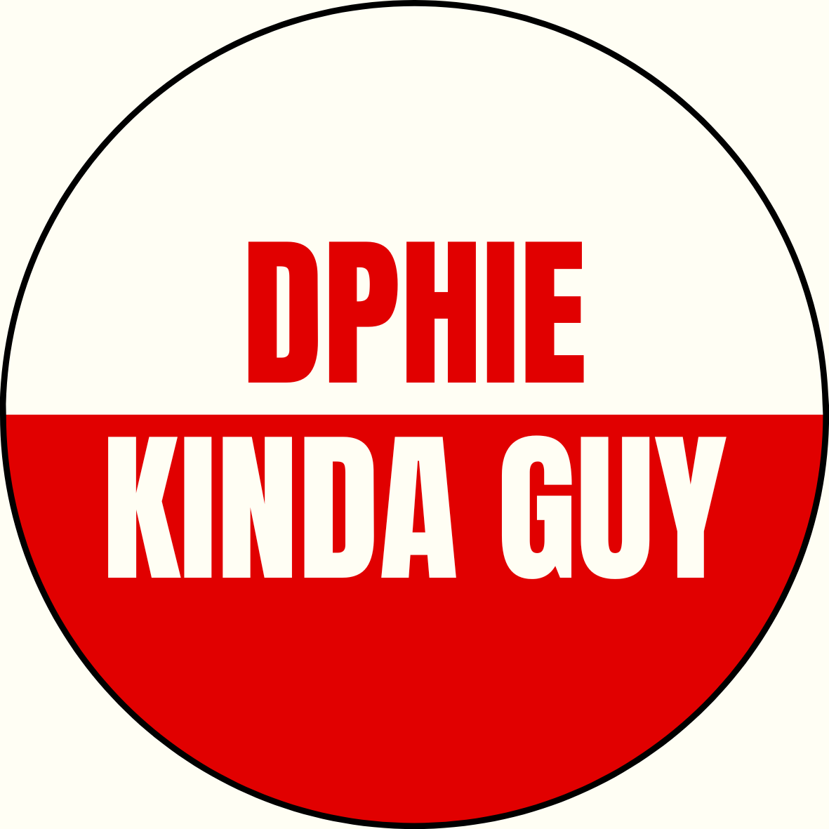 "Kinda Guy" Sorority Sticker- 2 Pack