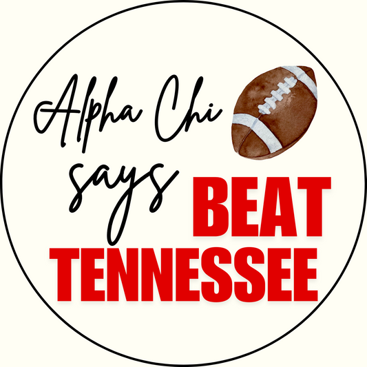 UGA vs. Tennessee "Beat Tennessee" Sorority Sticker- 2 Pack