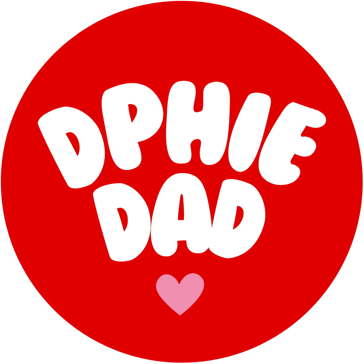 UGA Sorority Dad Bubble Sticker- 2 Pack