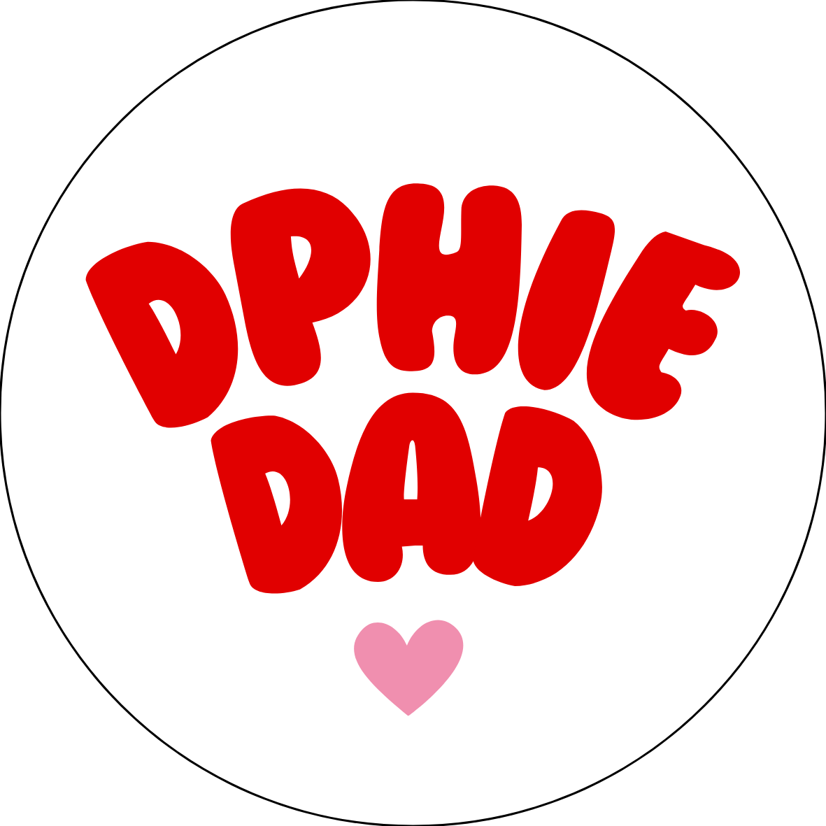 UGA Sorority Dad Bubble Sticker- 2 Pack