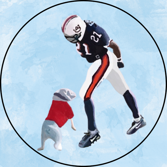 Attack Auburn Sticker- 2 Pack