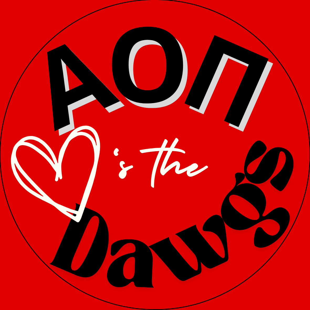 "Loves the Dawgs" Sorority Button