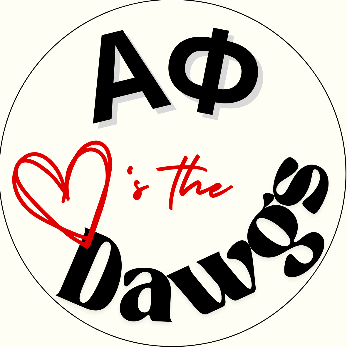 "Loves the Dawgs" Sorority Button