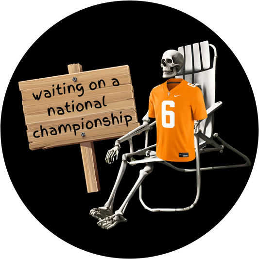 UGA vs. Tennessee "Waiting on a Natty" Rivalry Sticker- 2 Pack