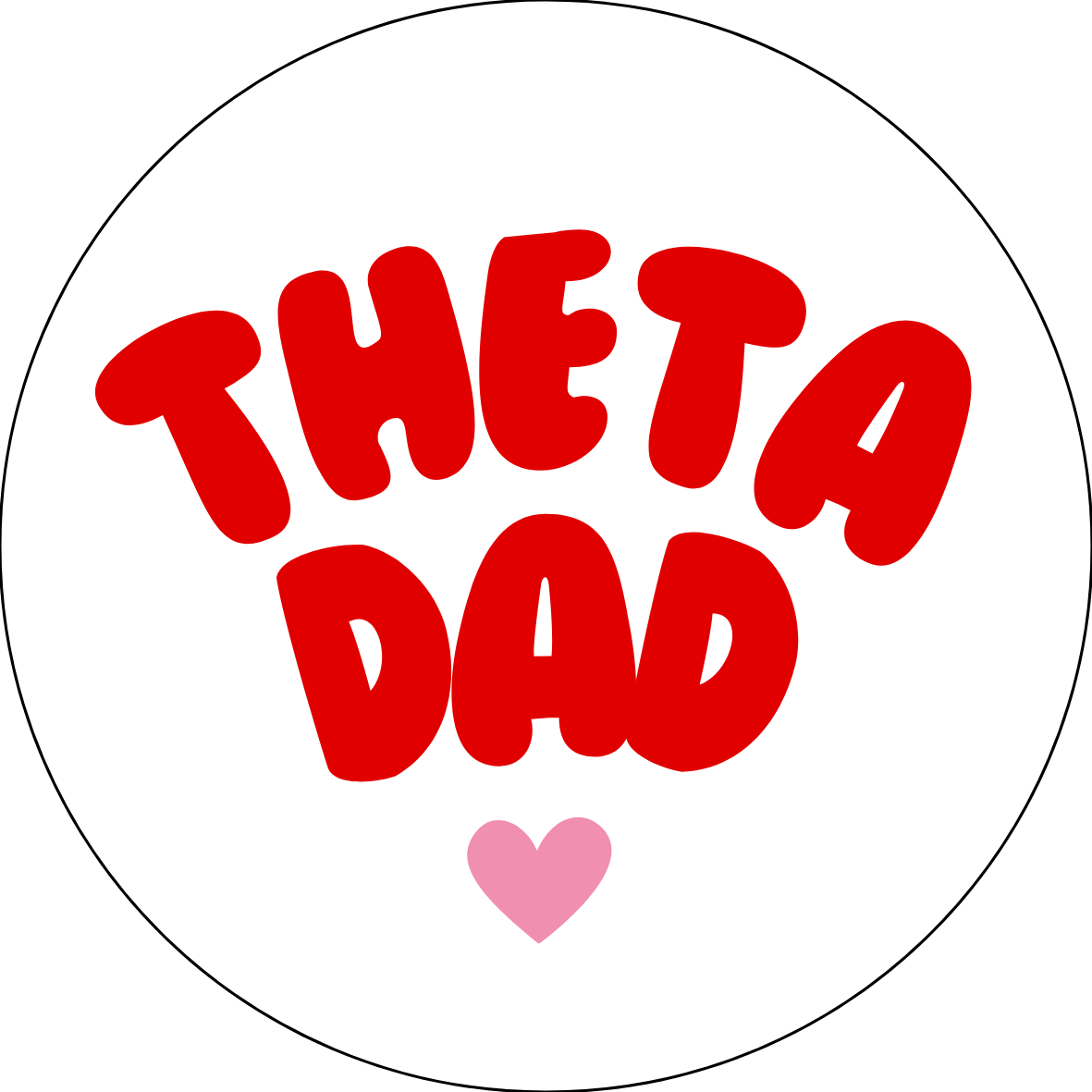 UGA Sorority Dad Bubble Sticker- 2 Pack