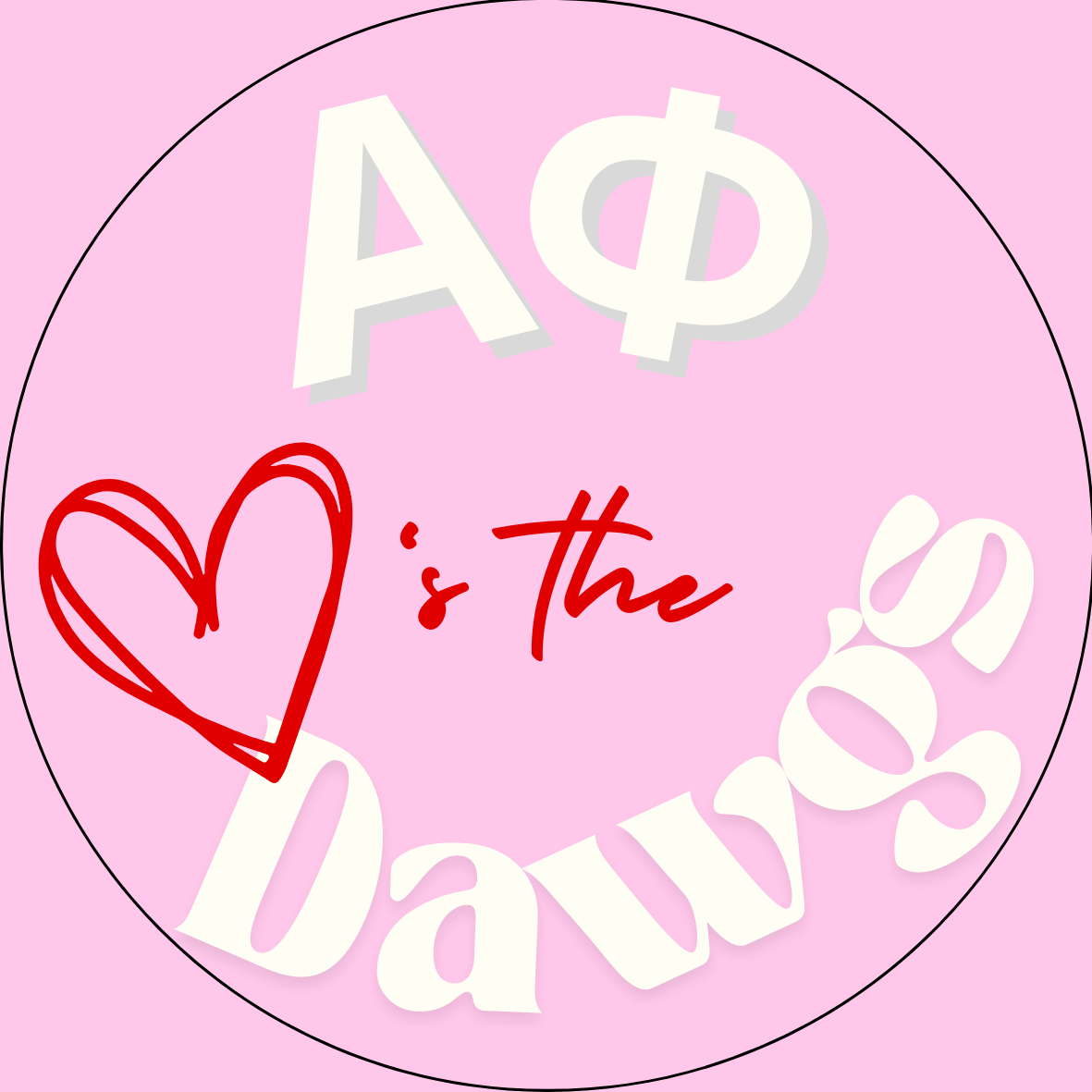 "Loves the Dawgs" Sorority Button