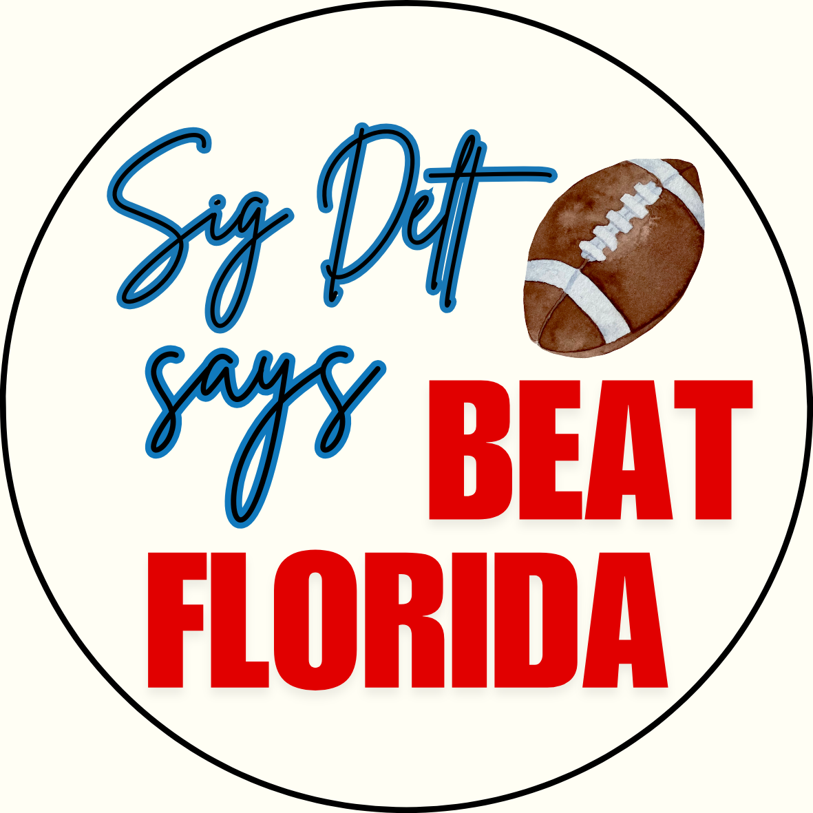 UGA vs. Florida "Beat Florida" Sorority Sticker- 2 Pack