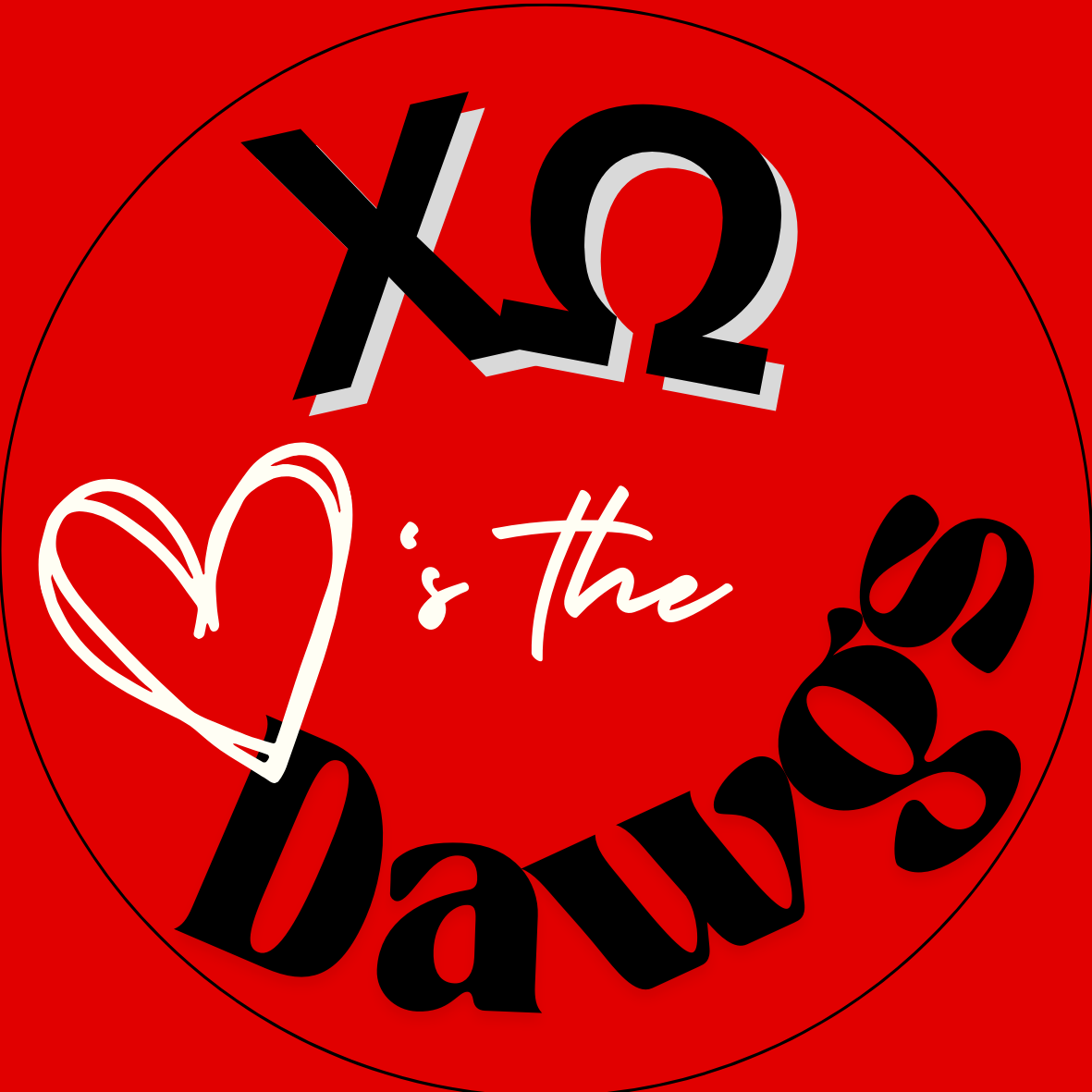 "Loves the Dawgs" Sorority Button