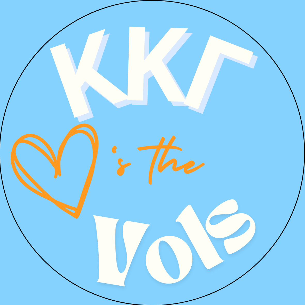 UTK "Loves the Vols" Sorority Button