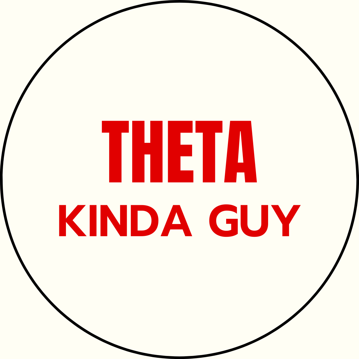 "Kinda Guy" Sorority Sticker- 2 Pack