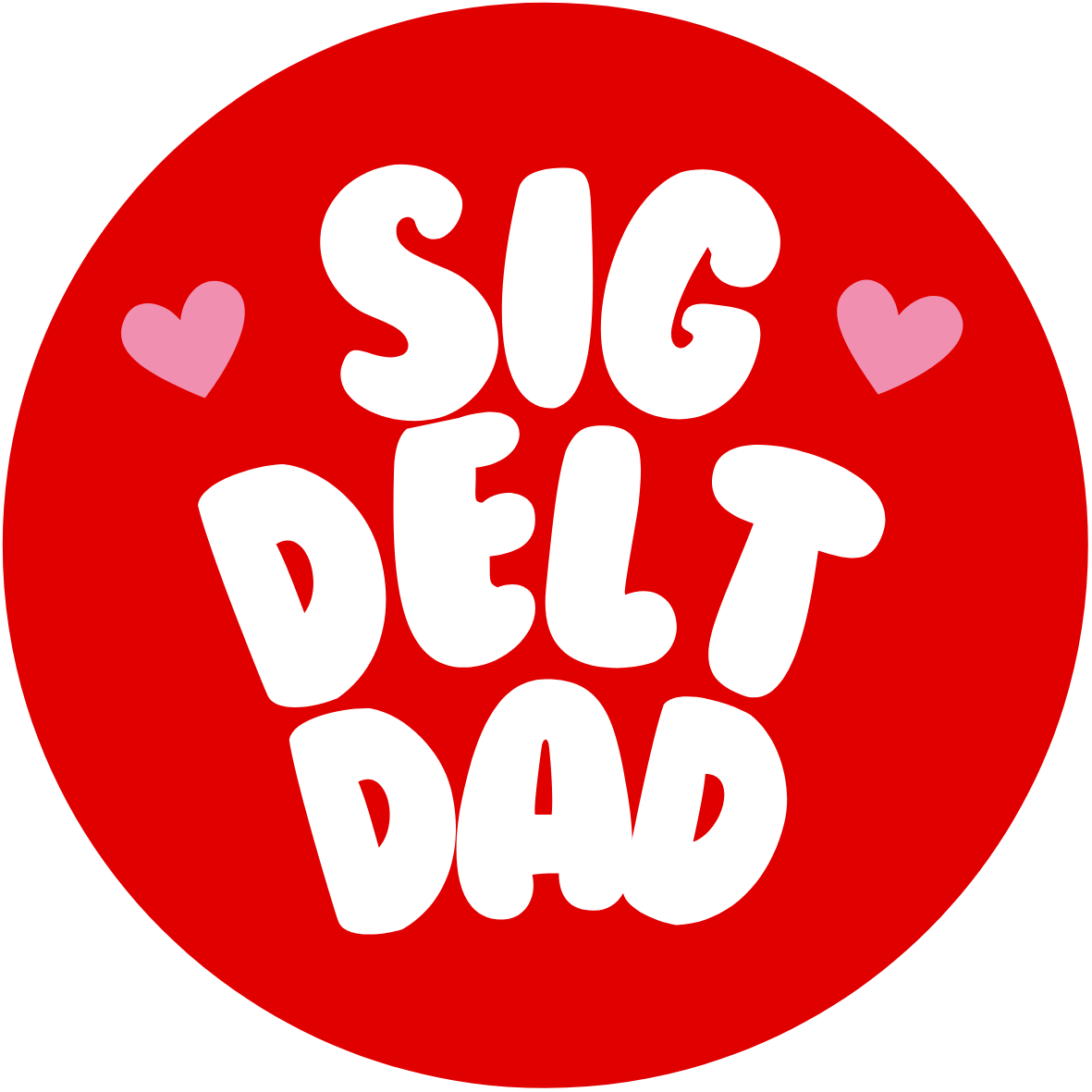 UGA Sorority Dad Bubble Sticker- 2 Pack