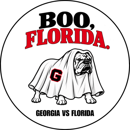 UGA vs. Florida “Boo, Florida” Rivalry Button