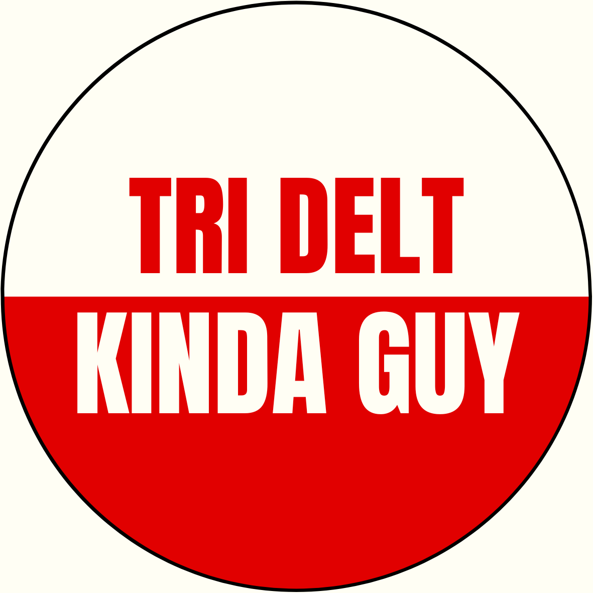 "Kinda Guy" Sorority Sticker- 2 Pack