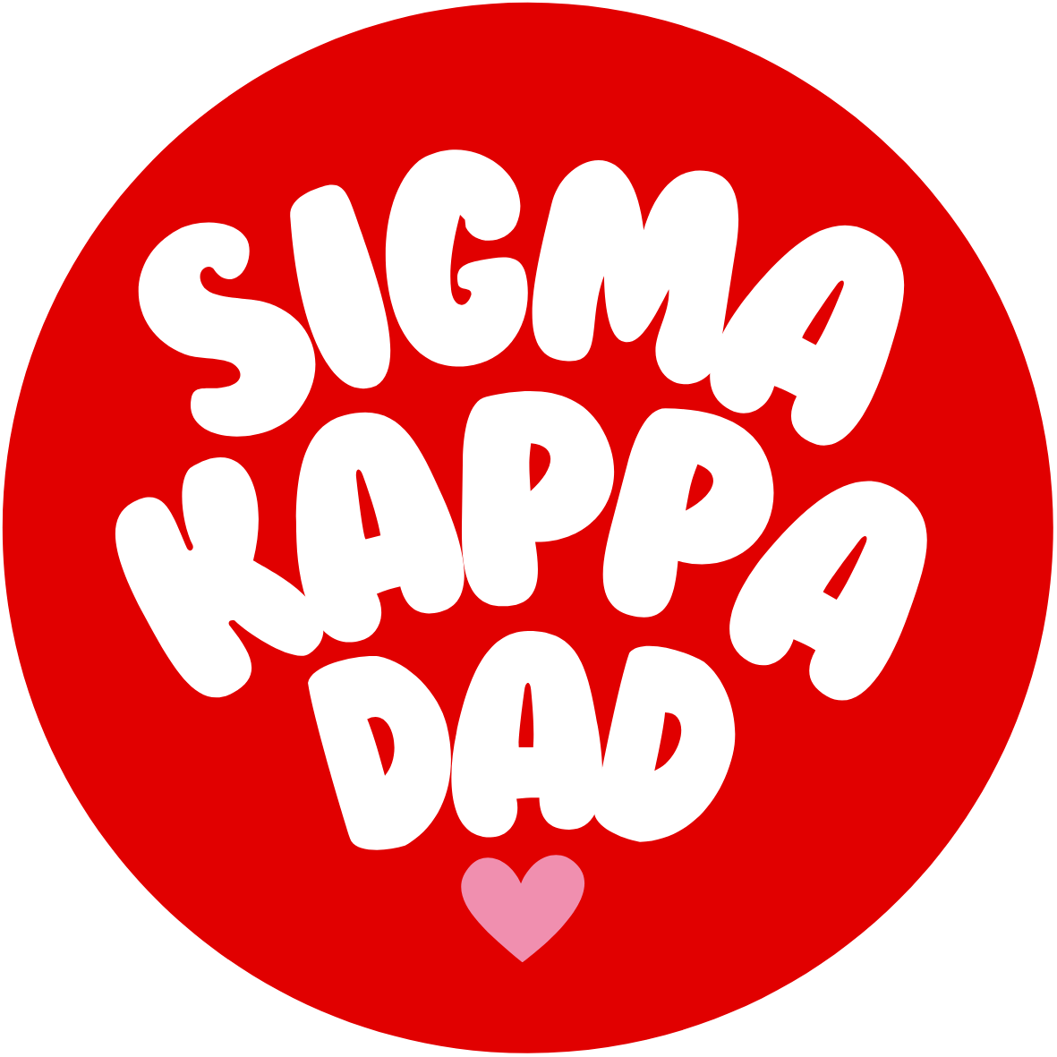 UGA Sorority Dad Bubble Sticker- 2 Pack