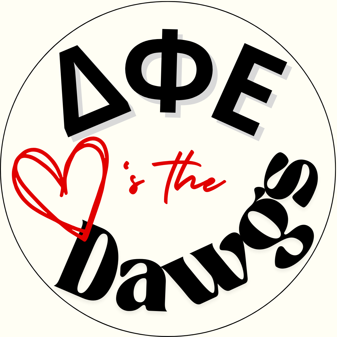 "Loves the Dawgs" Sorority Button