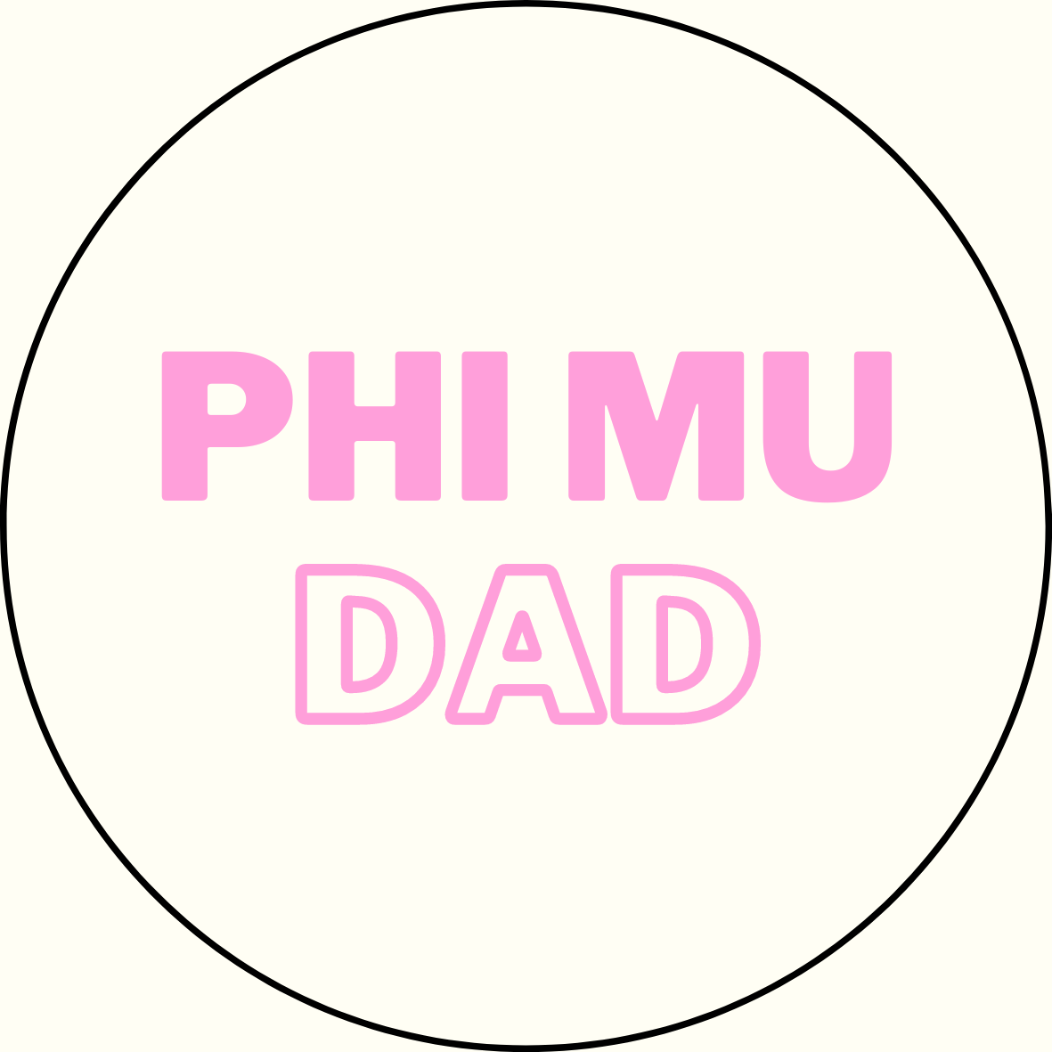 Sorority Dad Sticker- 2 Pack