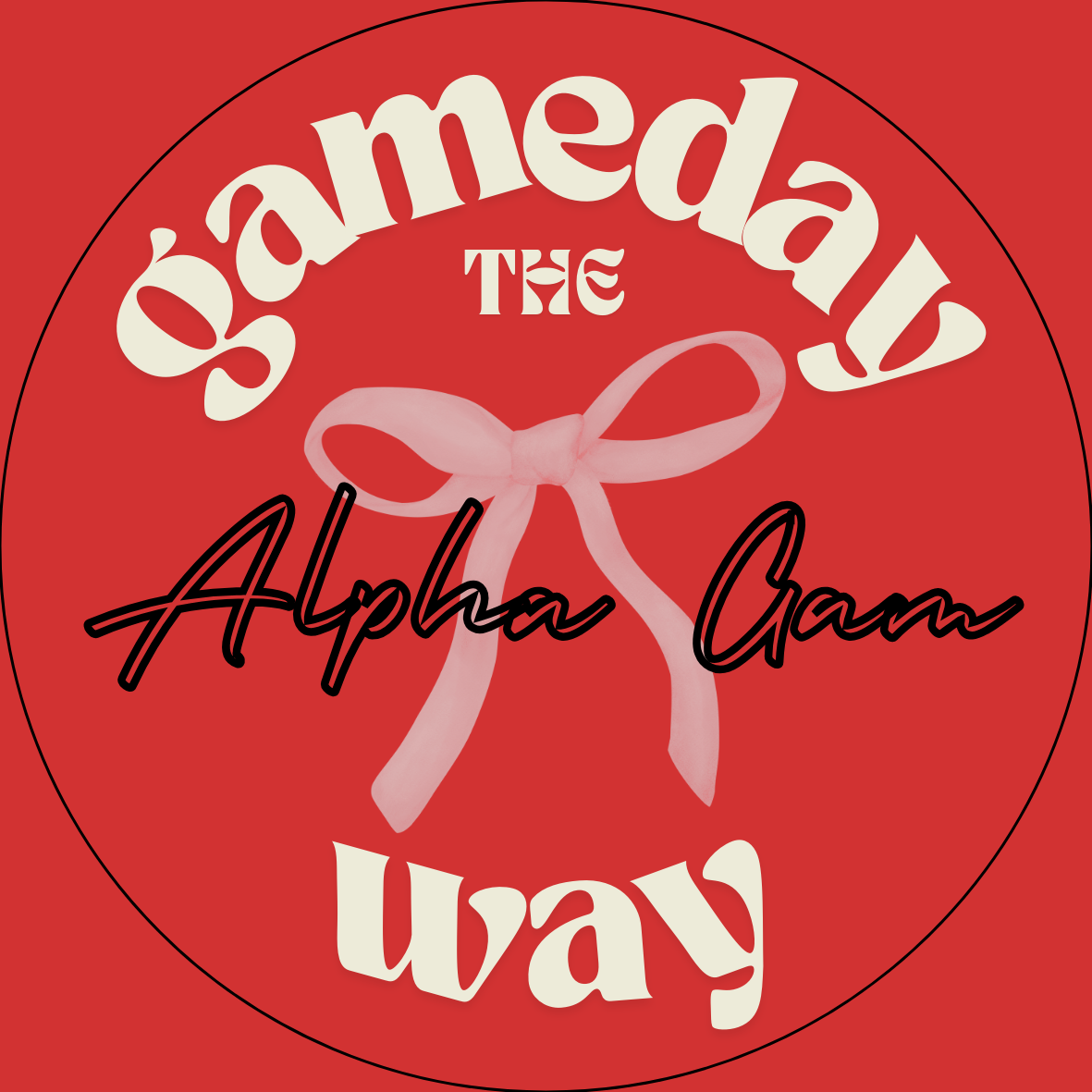 UGA Gameday Your Way Sticker- 2 Pack