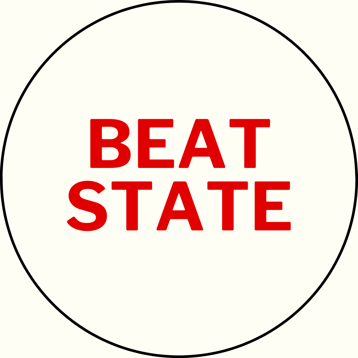 UGA vs. State "Beat State" Rivalry Button