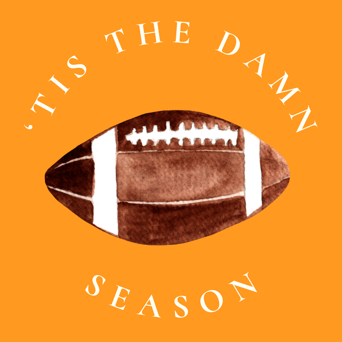 UTK "'Tis the damn season" Sticker- 2 Pack